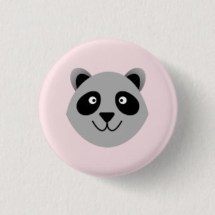 Raccoon 1 Inch Round Button