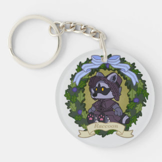 raccoon Acrylic Keychain