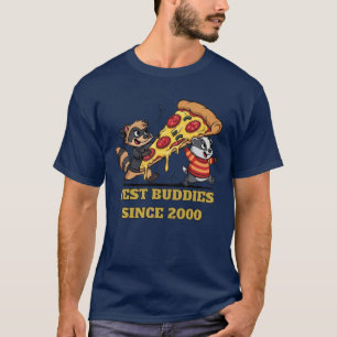 Raccoon and Badger Best Buddies Since T-Shirt