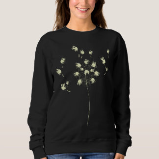 Raccoon Animal Lover Trash Panda Funny Dandelion Sweatshirt