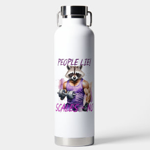 raccoon athlete water bottle