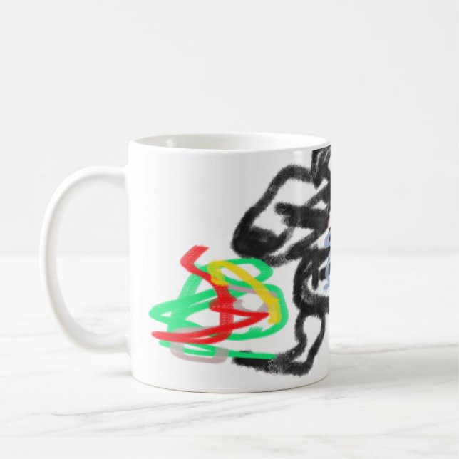 Raccoon Autumn Coffee Mug (Left)