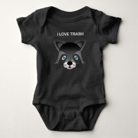 Raccoon - Baby Jersey Bodysuit
