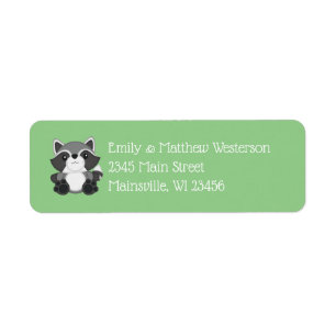 Raccoon Baby Shower Woodland