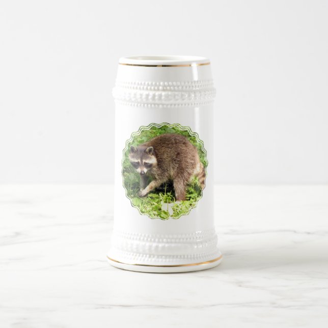 Raccoon Beer Stein (Center)