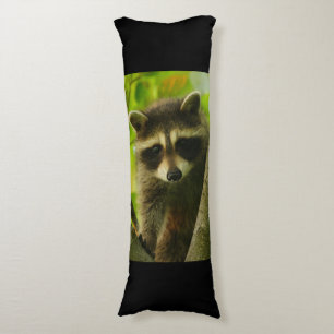 raccoon body pillow