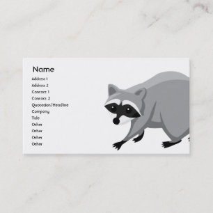 Raccoon - Business Card
