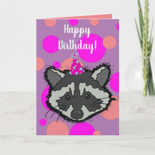 Raccoon card