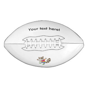 Raccoon cartoon football