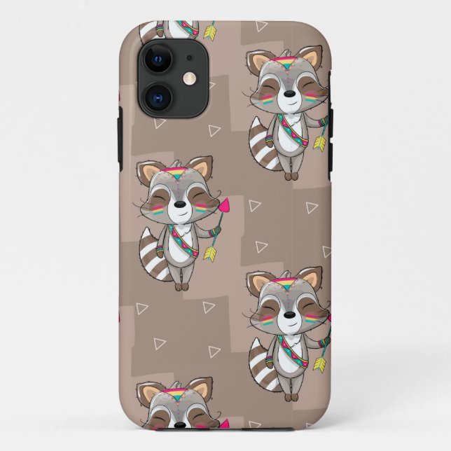 Raccoon Case-Mate iPhone Case (Back)