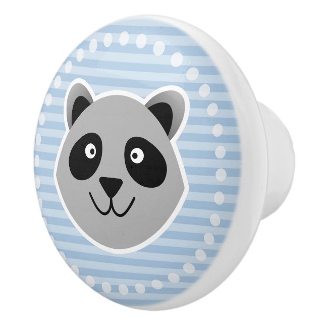 Raccoon Ceramic Knob (Right)