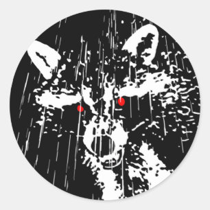 Raccoon Classic Round Sticker