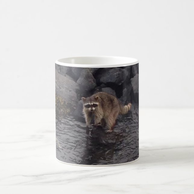 Raccoon Coffee Magic Mug (Center)