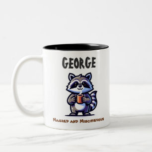 Raccoon Coffee Mug Funny Cute
