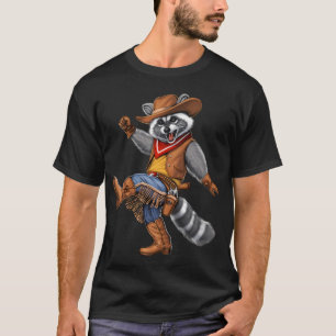 Raccoon Cowboy T-Shirt