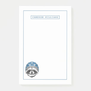 Raccoon Daredevil Add Your Name Post-it Notes