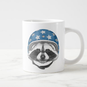 Raccoon Daredevil Large Coffee Mug