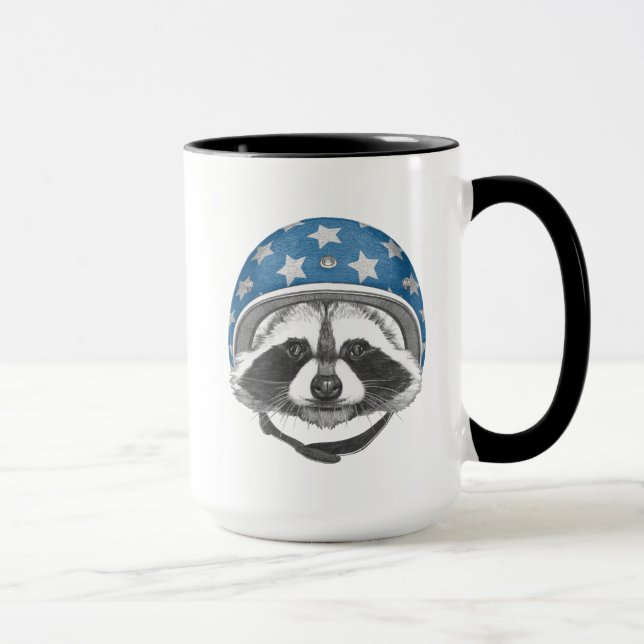 Raccoon Daredevil Mug (Right)