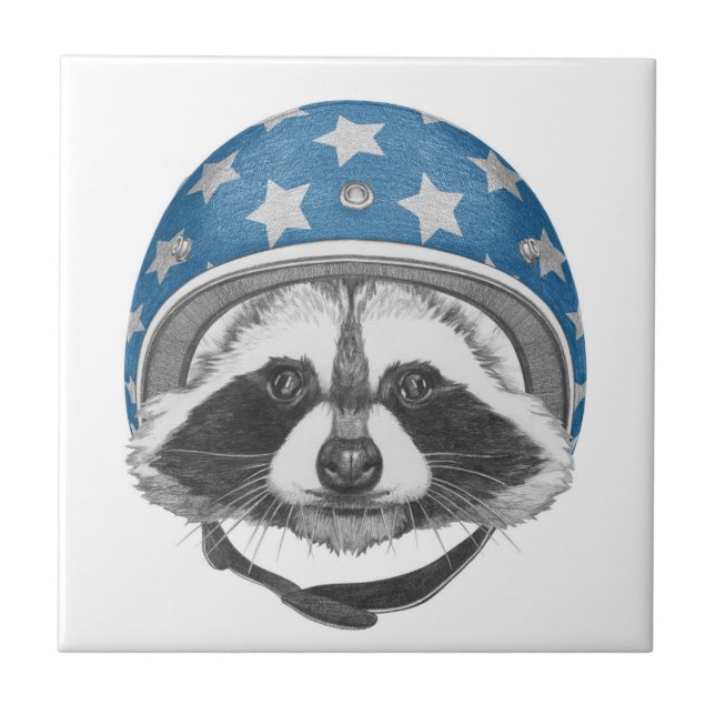 Raccoon Daredevil Tile (Front)