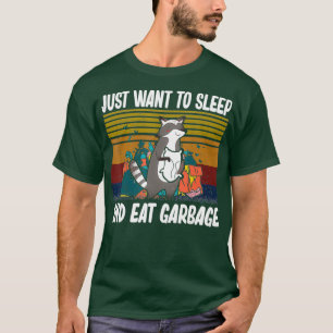 Raccoon Design for a Junk Food Lover T-Shirt