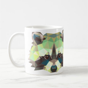 Raccoon design mug