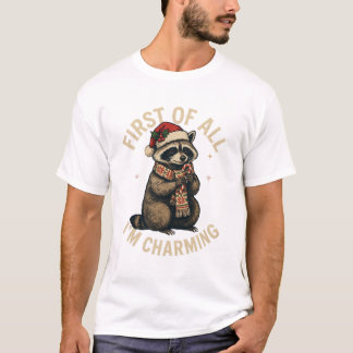 raccoon Design T-Shirt