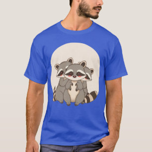 Raccoon design t-shirt 9