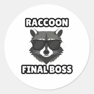 Raccoon Final Boss Sticker