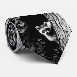 Raccoon haut dans un arbre Cravate de Menswear noi