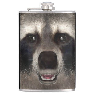 Raccoon Hip Flask