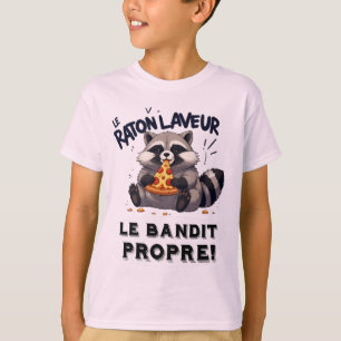 Raccoon Illustration Humor The Clean Bandit T-Shirt