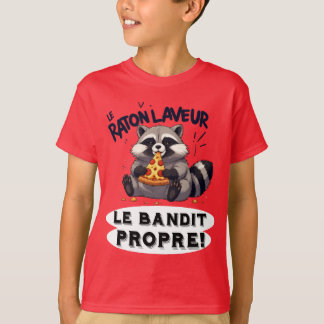 Raccoon Illustration Humor The Clean Bandit T-Shirt