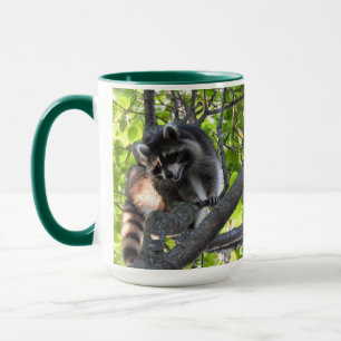 Raccoon in a Tree   Mug