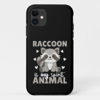 Raccoon Is My Spirit Animal Cute Raccoon