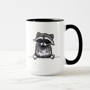 Raccoon Line Art Mug