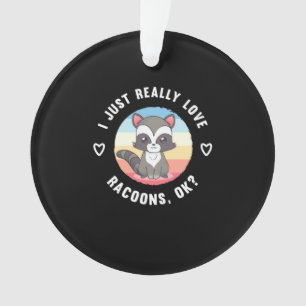 Raccoon Lover J'Aime Vraiment Les Raccoons