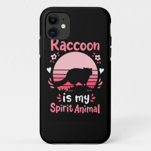 Raccoon Lover Raccoon Is My Spirit Animal iPhone 11 Case