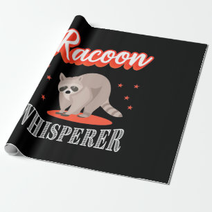 Raccoon Lover Raccoon Whisperer Wrapping Paper