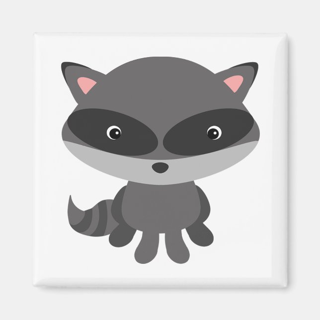 Raccoon Magnet (Front)