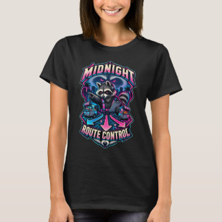 Raccoon Midnight Route Control T-Shirt