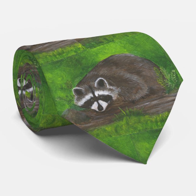 Raccoon Neck Tie (Rolled)