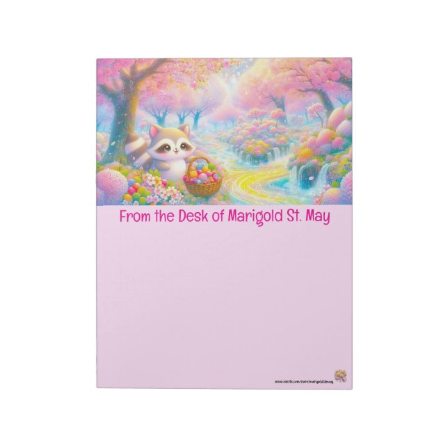 Raccoon Notepad (Rotated)