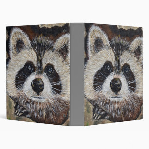 Raccoon Painting Binder