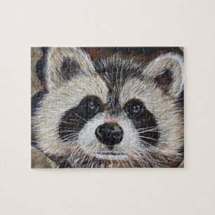 Raccoon Painting Jigsaw Puzzle