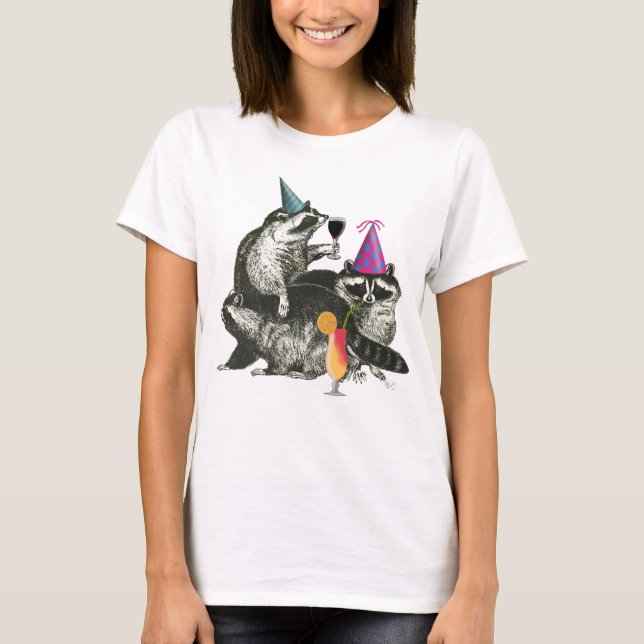 Raccoon Party T-Shirt (Front)