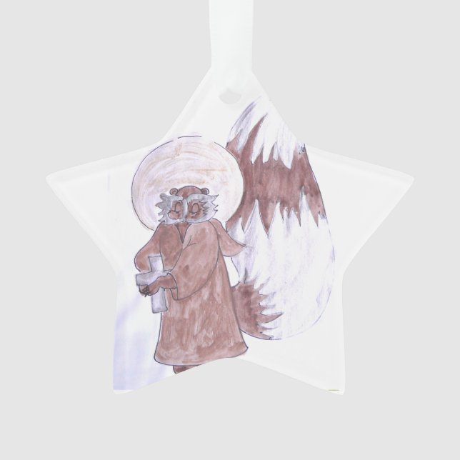 Raccoon Priest Ornament (Front)
