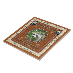 Raccoon  -Protector- Ceramic Tile