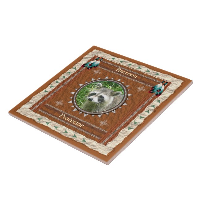 Raccoon Protector Energy Tile (Side)