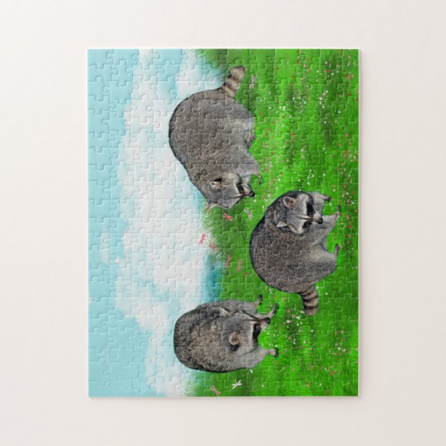 Raccoon Puzzle (Vertical)