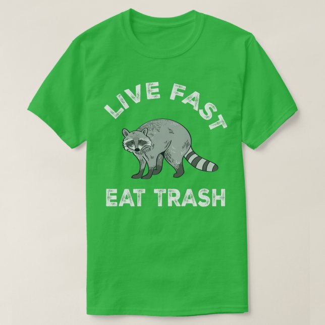 Raccoon Racoon Ferret Lynx Trash Panda  T-Shirt (Design Front)
